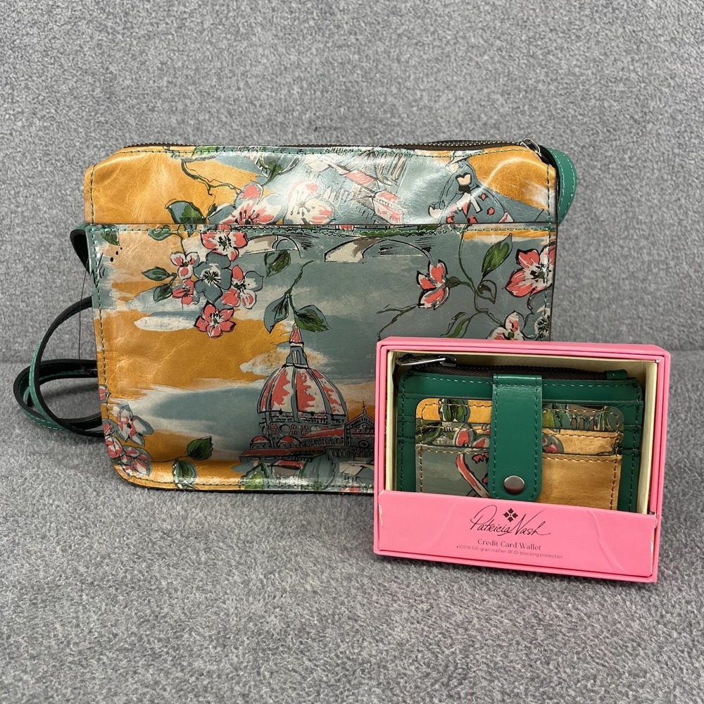 PATRICIA NASH Handbag crossbody Vallata beautiful girl card wallet RFID‎